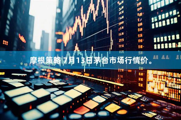 摩根策略 7月13日茅台市场行情价。