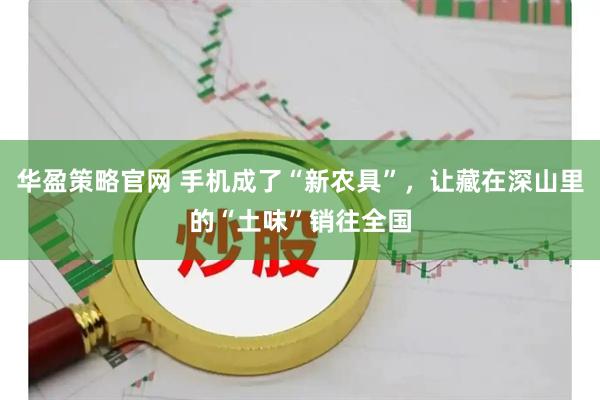 华盈策略官网 手机成了“新农具”，让藏在深山里的“土味”销往全国